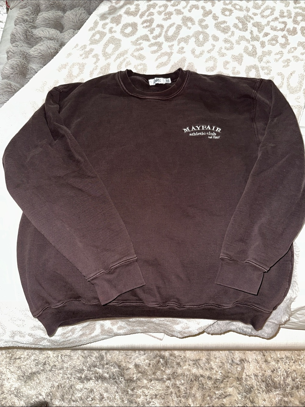 Urban Outfitters Mayfair Brown Crewneck Sweatshirt
